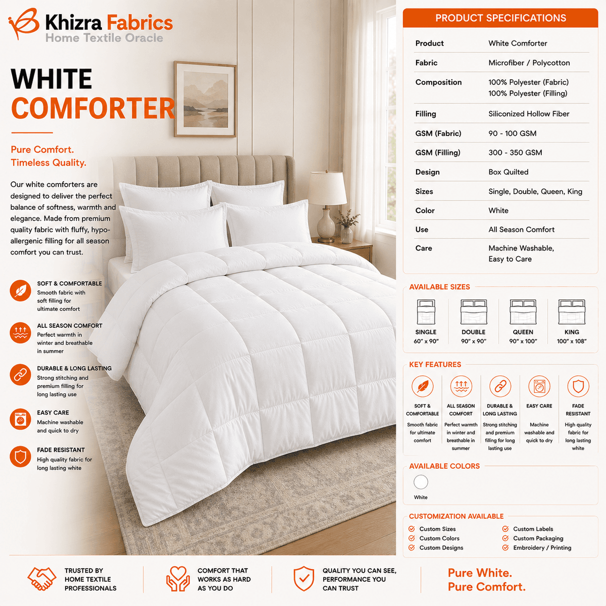 Beddings & Comforters